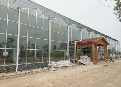 江西省贛州贛縣江口鎮(zhèn)，全玻璃溫室